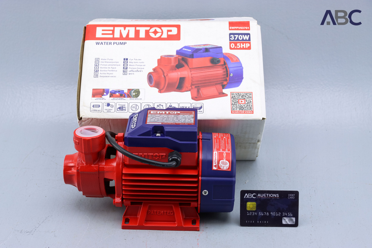 EMTOP EWPPV03701 Electric Water Pump (240V 0.5HP) (1)