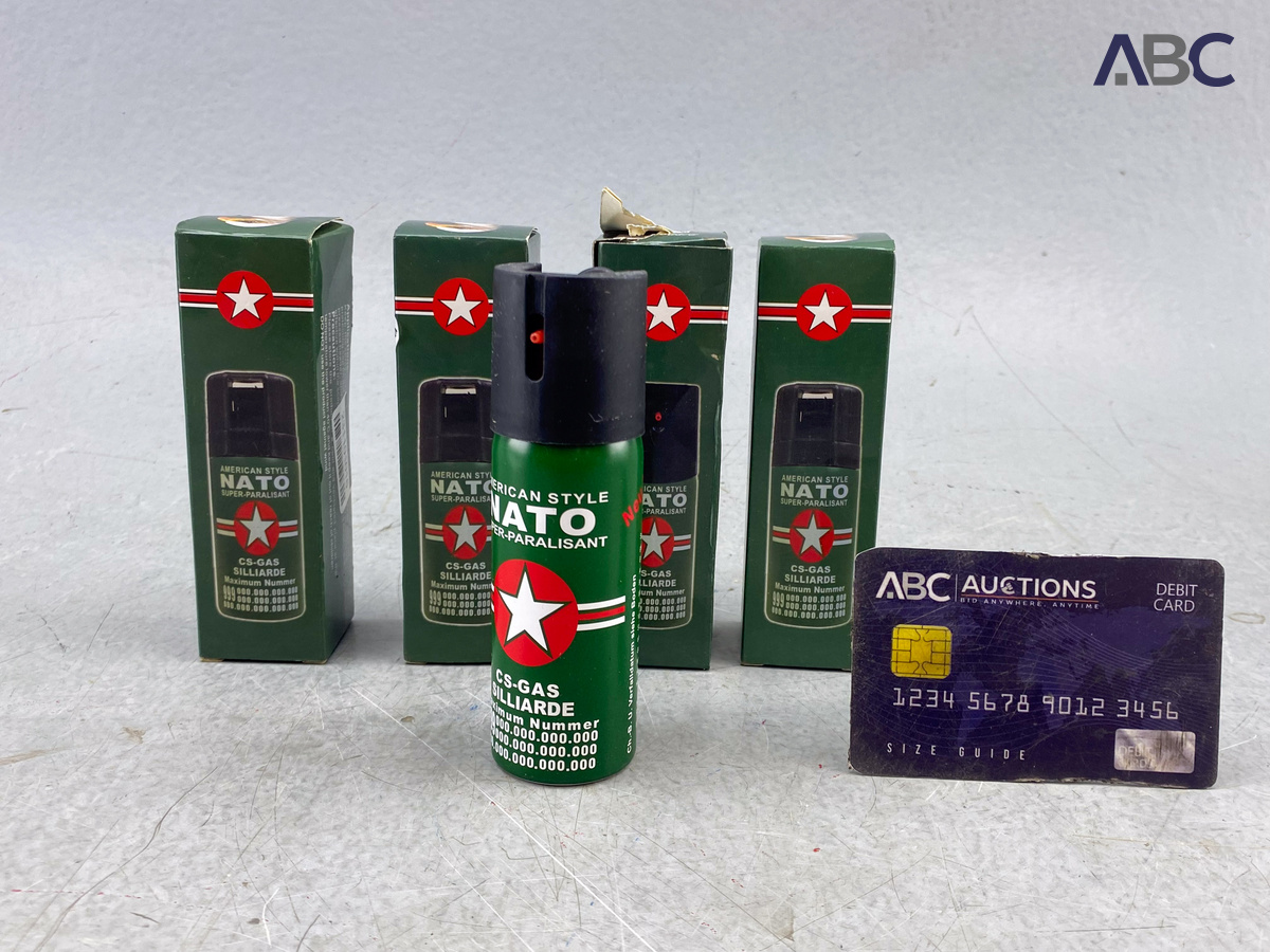 American Style Nato Super Paralisant Pepper Sprays (60ml) (4 In a Packet)