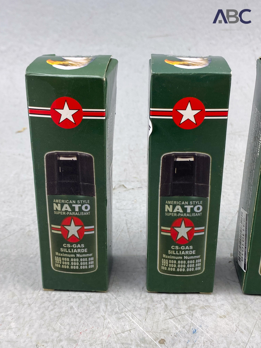 American Style Nato Super Paralisant Pepper Sprays (60ml) (4 In a Packet)