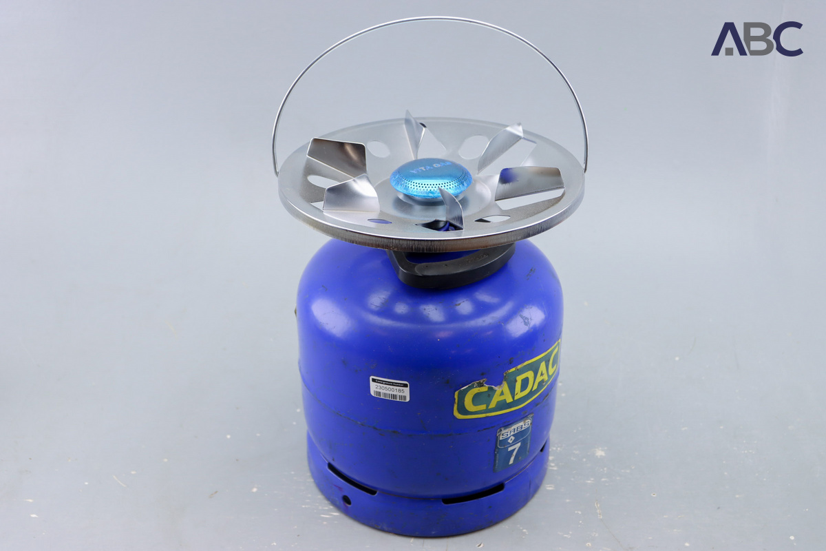 Cadac Sabs 7 Gas Cylinder With Cooker Top (3KG) (1)