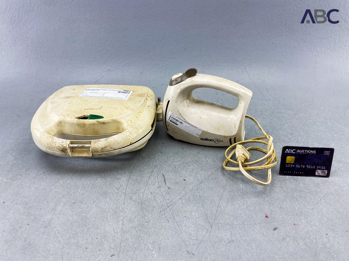 Logik Sandwich Maker & Salton Hand Mixer (2)