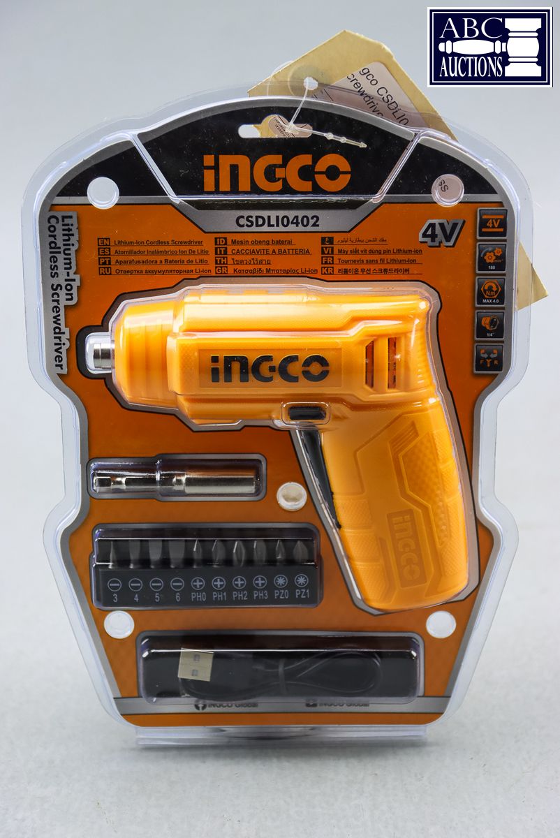Ingco CSDLI0402 Cordless Screwdriver (4V) (1)