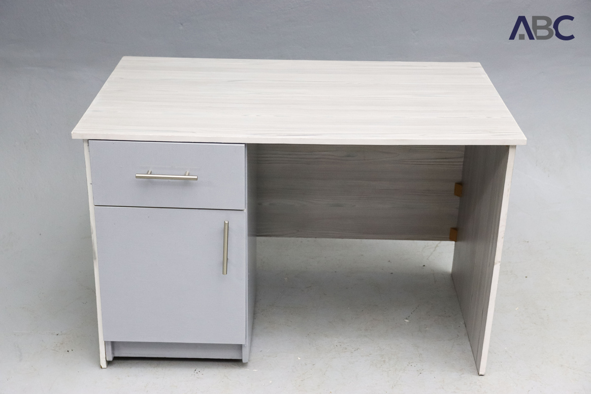 Office Desk Wooden (1 Door 1 Drawer L 1140 × W 700 × H 740mm) (1)
