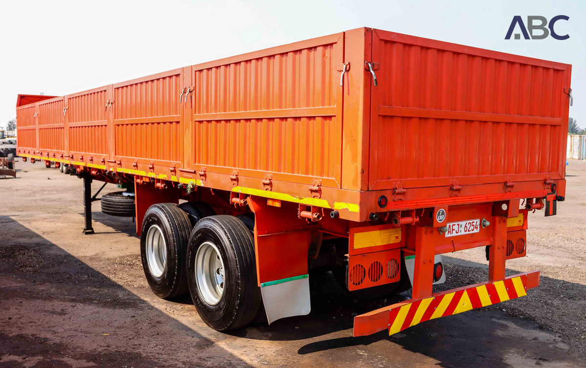 2020 Shacman Semi Double Axle Dropsides Trailer