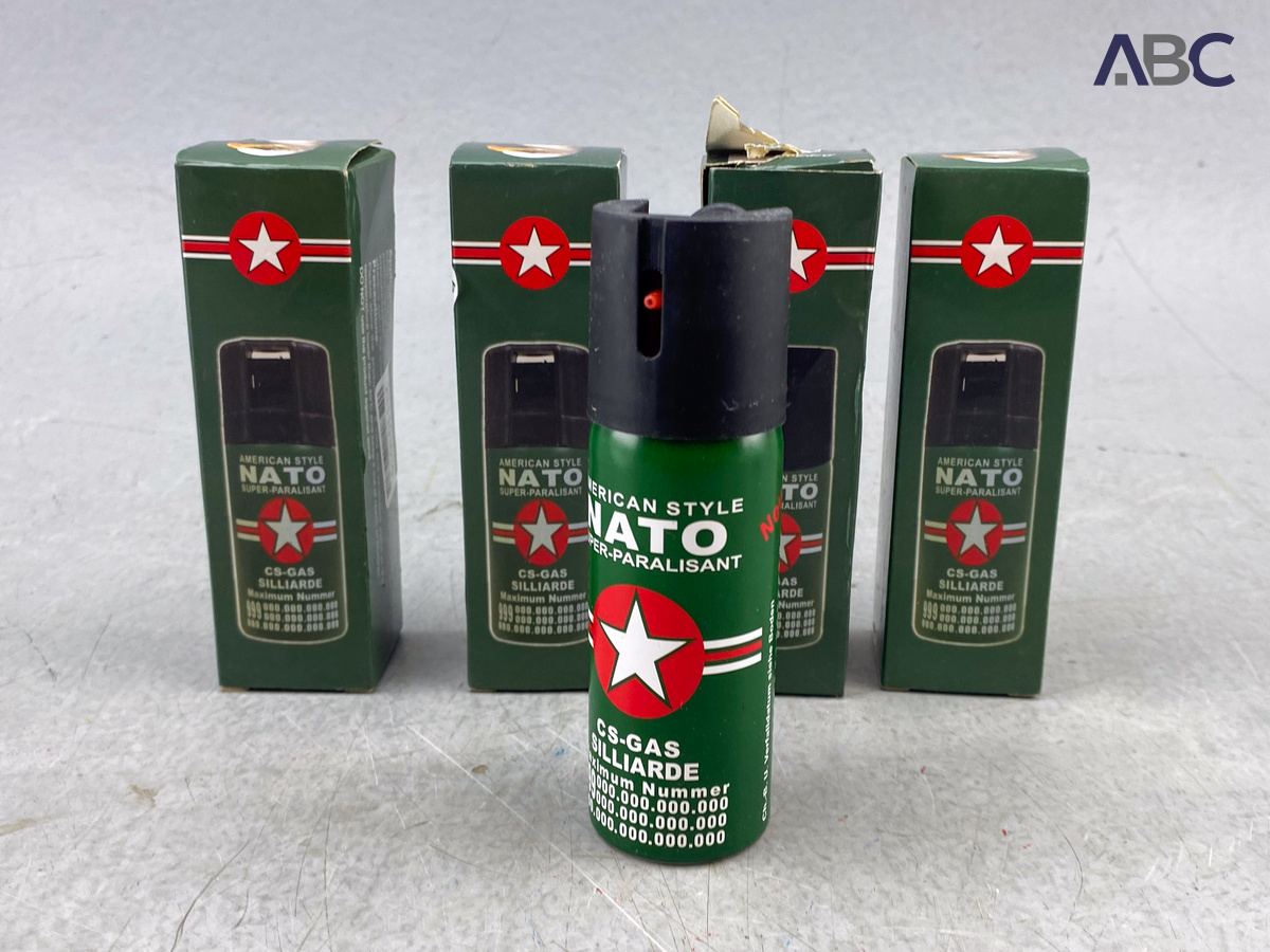 American Style Nato Super Paralisant Pepper Sprays (60ml) (4 In a Packet)