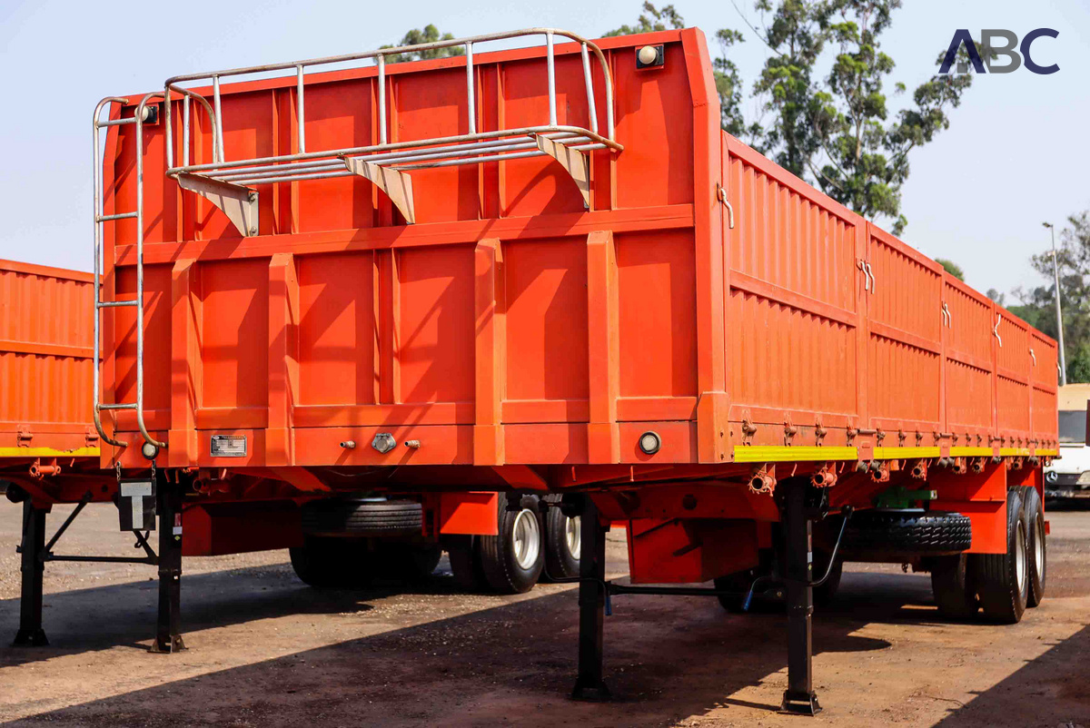 2020 Shacman Semi Double Axle Dropsides Trailer